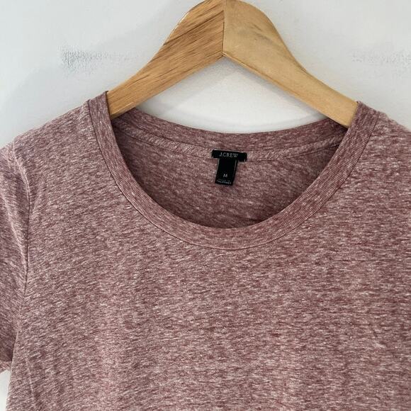 J. Crew Mauve Short Sleeve Tee Size Medium - Picture 5 of 6